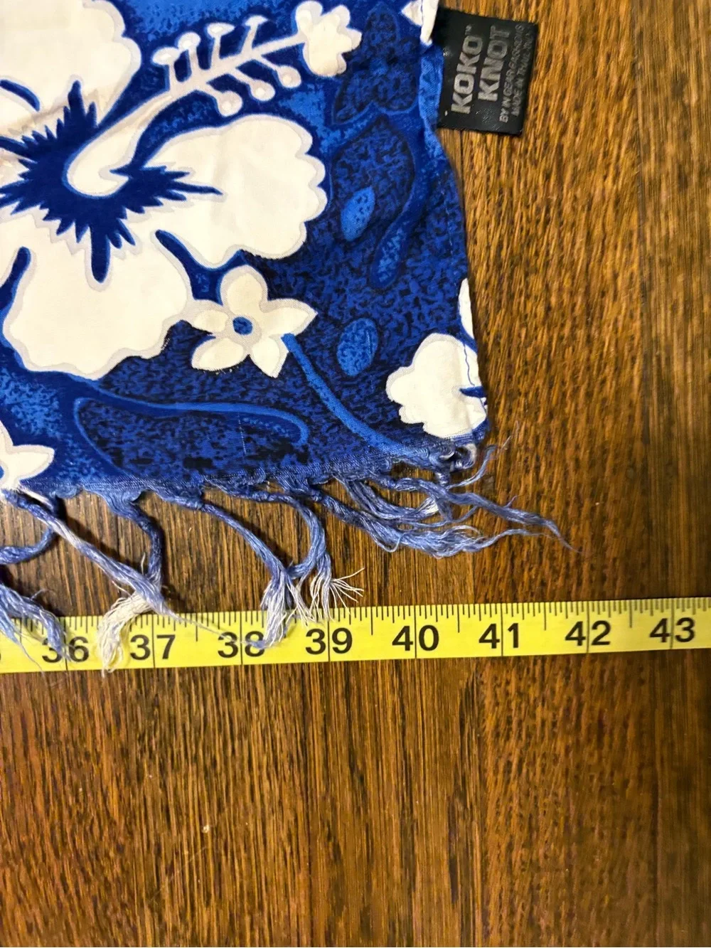 Blue & White Hibiscus 🌺 Pareau